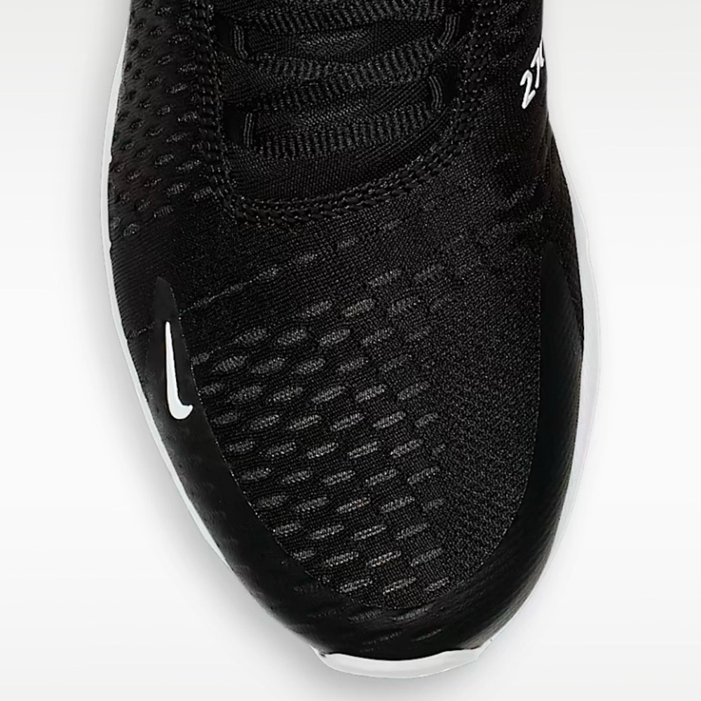 Nike Air Max 270 Black and White Sneakers - Picture 4 of 16